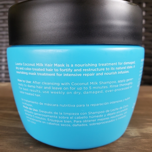 Luseta Coconut Milk Hair Mask 16.9 oz Hydrating Hair Treatment Repair - Picture 2 of 4